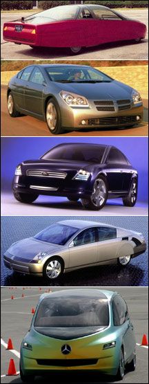 Concept cars without mirrors