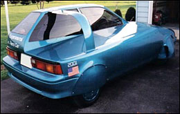 1989 Metro XFi Aero Car under construction