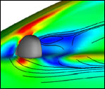 Mirror drag CFD simulation